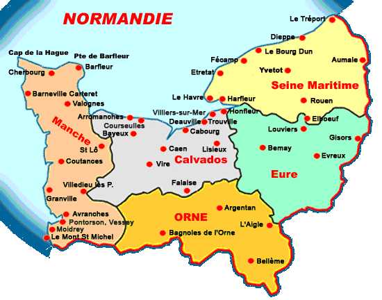 Normandia cartina 1